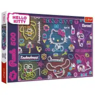 Neon Hello Kitty 500-elementowe puzzle - Trefl