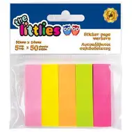 Neonowe karteczki Post-it 5x50 szt. 50x14 mm