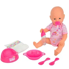 New Born Baby - lalka siusiająca z akcesoriami, 38 cm - Simba Toys zdjęcie 2