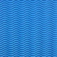 Niebieska dekoracyjna tektura falista 3D B2 50x70cm 1 szt.