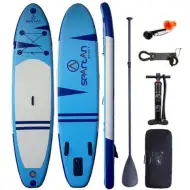 Niebiesko-biały zestaw SUP Stand Up Paddle SP-320 o długości 320 cm - Spartan
