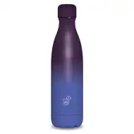 Niebiesko-fioletowa dwuwarstwowa metalowa butelka 500 ml