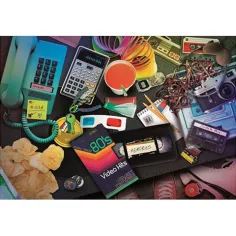 Nostalgia lat 80-tych HQC puzzle 1000 elementów - Clementoni zdjęcie 2