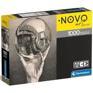 Novo Art: M. C. Escher - Ręka z odbijającą kulą 1000-elementowe puzzle - Clementoni