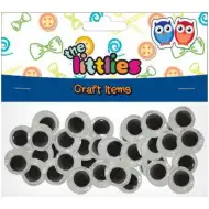 Oczy plastikowe 12 mm 100 szt.