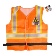 Odblaskowa kamizelka robocza w kolorze pomarańczowym.