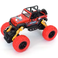 Off-Road czerwony Jeep terenowy z napędem wstecznym 1/32 zdjęcie 2