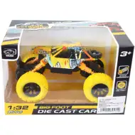 Off-Road żółty samochód rajdowy z mechanizmem pull-back 1/32