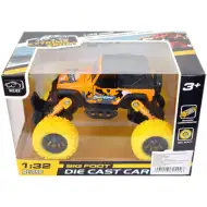 Off-Road żółty samochód terenowy z napędem wstecznym 1/32