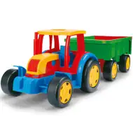 Ogromny Traktor z przyczepą - Wader