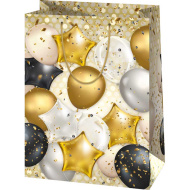 Olbrzymia torba prezentowa z motywem balonów 33 x 15 x 44,5 cm