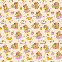 Papier pakowy w kapibary 100x70 cm
