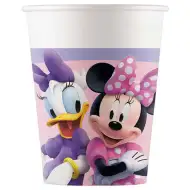 Papierowe kubki z motywem Minnie Mouse i Daisy, zestaw 8 sztuk, 200 ml