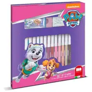 Paw Patrol: Skye i Everest zestaw stempli 22-elementowy z flamastrem - Multiprint