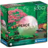 Peace puzzle: Kojące krople deszczu 500-elementowe puzzle - Clementoni
