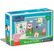 Peppa Świnka Bingo i zestaw puzzli - Clementoni
