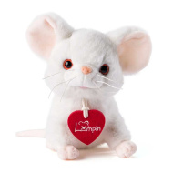 Petit siedząca pluszowa mysz 14 cm - Lumpin