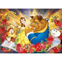 Piękna i Bestia 2 w 1 puzzle i kolorowanka 108 elementów 50x35 cm – Lisciani zdjęcie 2