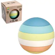 Piłka 6-częściowa gra w budowanie wieży 12 cm