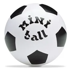 Piłka gumowa MiniBall z motywem piłkarskim 14 cm, różne rodzaje zdjęcie 2