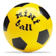Piłka gumowa MiniBall z motywem piłkarskim 14 cm, różne rodzaje zdjęcie 4