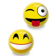Piłka gumowa emoji 14 cm - Mondo Toys