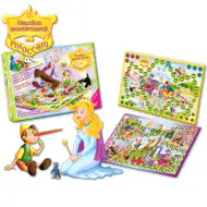 Pinokio Dwie Bajkowe Gry Planszowe - D-Toys