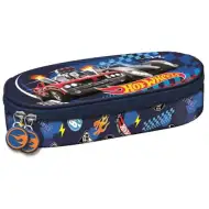 Piórnik owalny Hot Wheels w kolorze niebieskim 20,5x5x9,5 cm