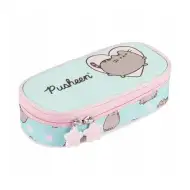 Piórnik owalny Pusheen niebieski 23x9,5x6 cm