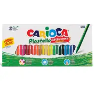 Plastello kredki świecowe zestaw 30 sztuk - Carioca