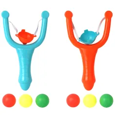 Plastikowy kolorowy zestaw procy w dwóch wersjach, 12 cm, 1 sztuka zdjęcie 2