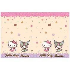 Plastikowy obrus Hello Kitty i Kuromi 120 x 180 cm