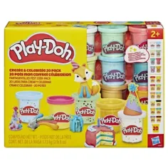 Play-Doh: Create & Celebrate 20-elementowy zestaw masy plastycznej - Hasbro