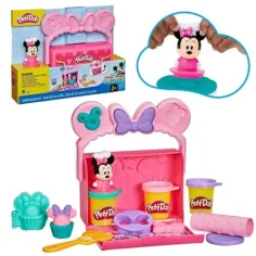 Play-Doh: Disney Jr. On-The-Go Minnie — przenośny zestaw ciastoliny - Hasbro zdjęcie 2