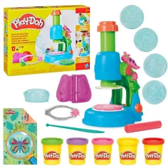 Play-Doh: Wonder Glow zestaw z ciastoliną z mikroskopem i świecącymi elementami – Hasbro zdjęcie 3