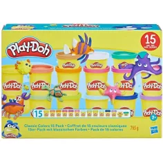 Play-Doh: Zestaw 15 klasycznych kolorów plasteliny - Hasbro