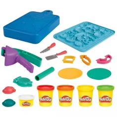 Play-Doh: Zestaw Mały Kucharz z 5 pojemnikami ciastoliny i akcesoriami 255g - Hasbro zdjęcie 4