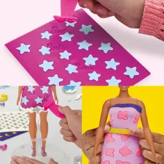 Play-Doh: Zestaw ciastoliny Barbie – blask i klejnoty – Hasbro zdjęcie 3