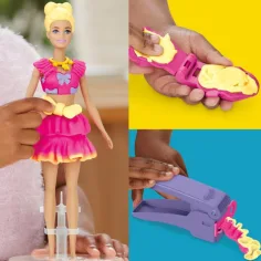 Play-Doh: Zestaw ciastoliny Barbie – fale i kokardy – Hasbro zdjęcie 4