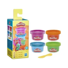 Play-Doh: Zestaw mini plastelin z lwem, 4 sztuki - Hasbro zdjęcie 2