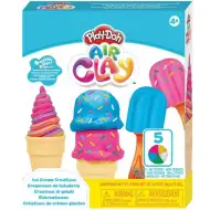 Play-Doh: Zestaw modeliny schnącej na powietrzu - robienie lodów