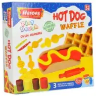 Play-Dough: Zestaw ciastoliny Heroes HotDog i Gofry, 11 elementów
