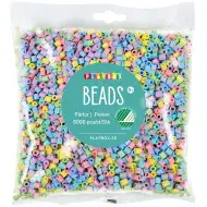 PlayBox: 5 mm MIDI koraliki do prasowania, pastelowe kolory, opakowanie 6000 szt.