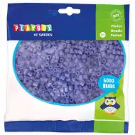 PlayBox: 5 mm MIDI koraliki do prasowania w kolorze fioletowym, opakowanie 6000 sztuk