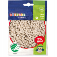 PlayBox: 5 mm koraliki MIDI do prasowania, 1000 szt., kolor jasnobrązowy