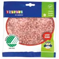 PlayBox: 5 mm koraliki MIDI do prasowania w kolorze jasnego beżu, opakowanie 6000 sztuk