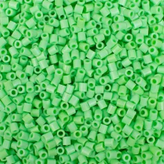 PlayBox: 5mm MIDI koraliki do prasowania w kolorze jasnozielonym, opakowanie 6000 sztuk zdjęcie 2