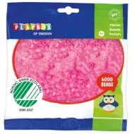 PlayBox: 5mm MIDI koraliki do prasowania w kolorze różowym, opakowanie 6000 sztuk