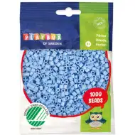 PlayBox: 5mm MIDI prasowalne koraliki 1000 sztuk w kolorze pastelowym niebieskim