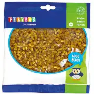 PlayBox: 5mm złote koraliki do prasowania MIDI, opakowanie 6000 sztuk